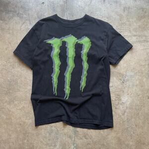 Y2K Black Monster Energy Tee
